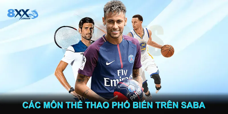 Danh sách các môn thể thao nổi trội trên Saba Sports. Danh sách các môn thể thao nổi trội trên Saba Sports.